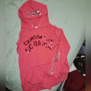 Crimson Tide Alabama Hoodie- PINK-Large
